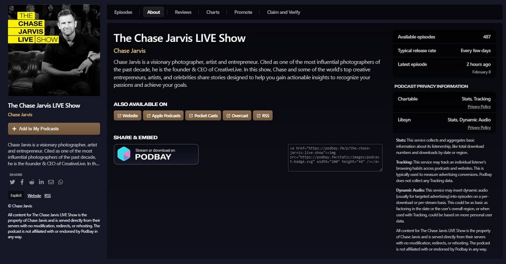 chase jarvis show
