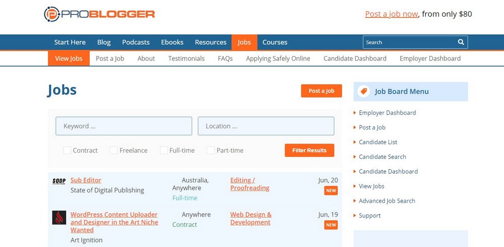 problogger jobs