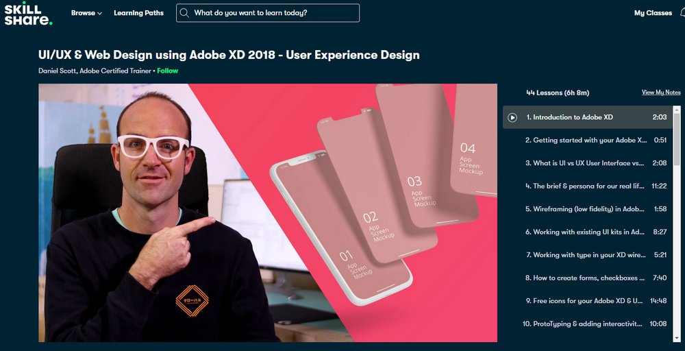 skillshare web design